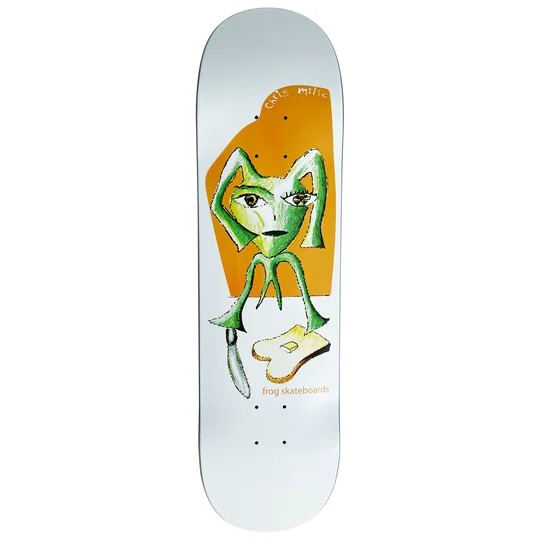 Skateboard Deck With High-Speed Performance-Frog Milic Toast Deck - 8.6