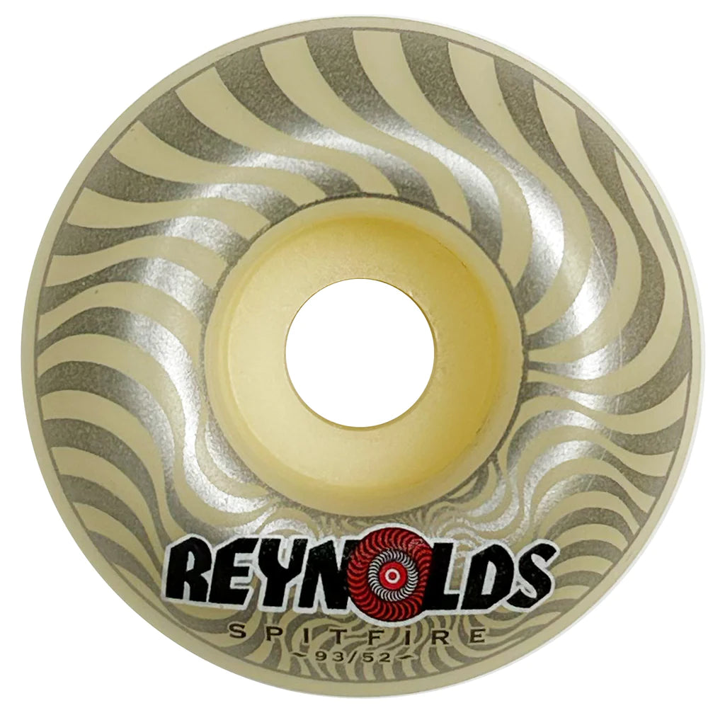 Skateboard Wheels With Precision Molded Surface-Spitfire F4 93D Reynolds Classics-(52mm)