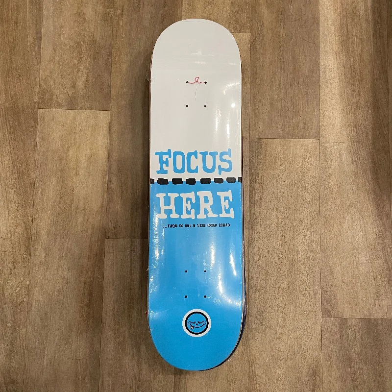 Skateboard Deck With Unique Designs-ROGER SKATEBOARDS FOCUS DECK 8.25