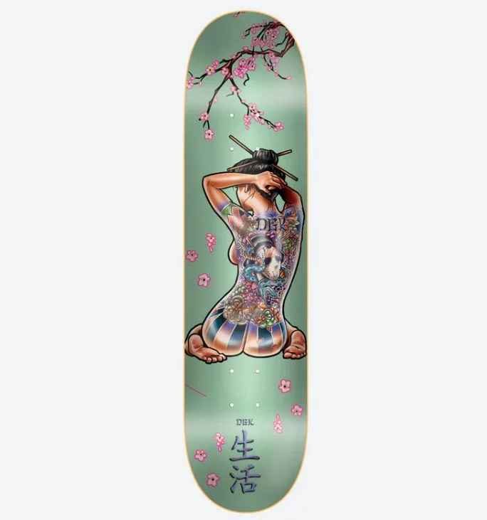 Skateboard Deck For Effortless Spins-DGK Deck Serenity 8.25 Foil