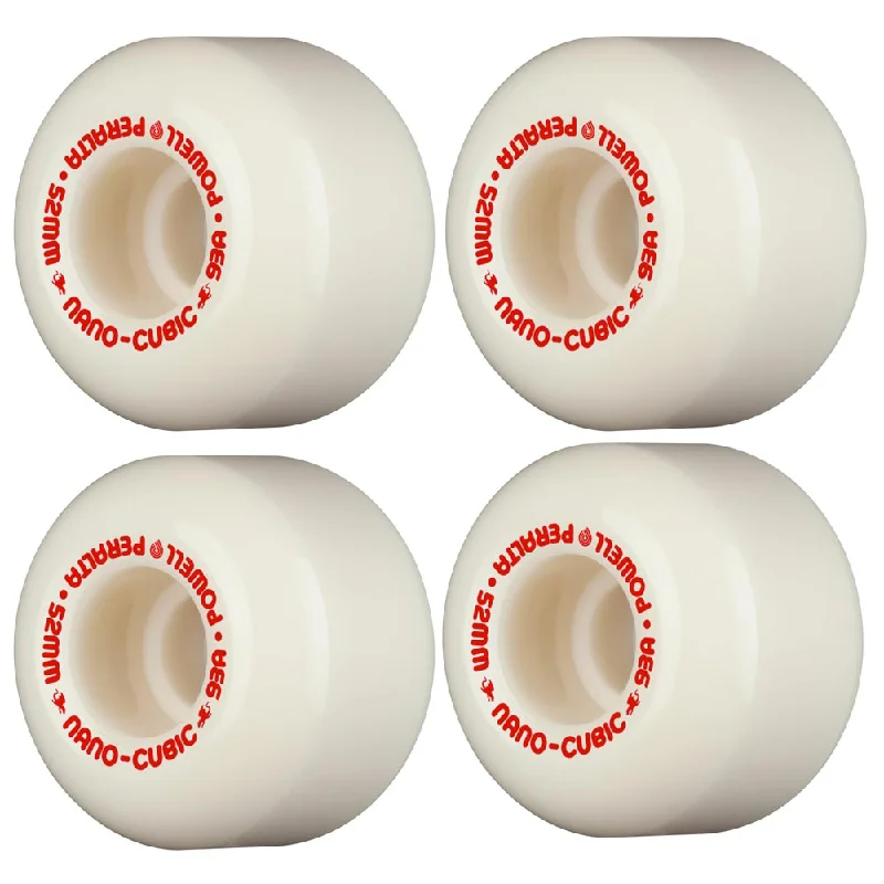 Skateboard Wheels With Soft Durometer-Powell Peralta Nano Cubic Wheels 93a 52mm