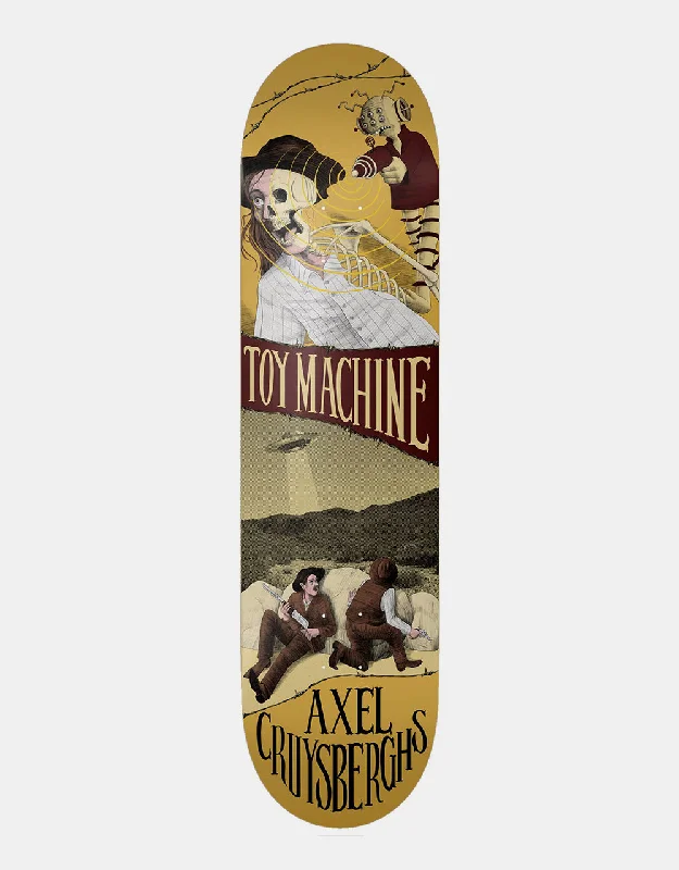 Skateboard Deck With Vibrant Colors-Toy Machine Axel Horror Show Skateboard Deck - 8.5"