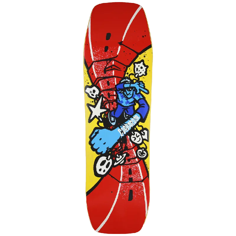 Skateboard Deck With Personalized Touch-Blockhead - Curbarger -Double Double Sided Curb 9.25 - Skateboard Deck