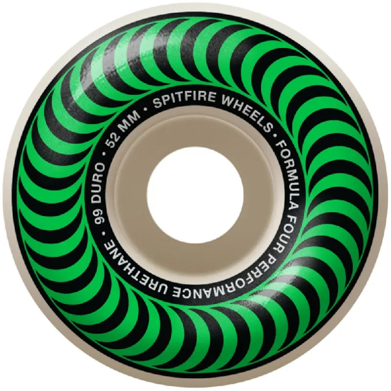 Skateboard Wheels For Minimal Impact-Spitfire Classic Formula Four 99D 52mm - Skateboard Wheels