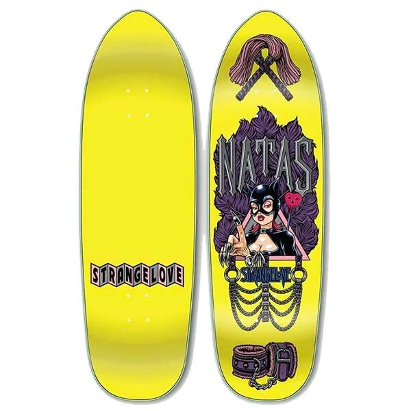 Skateboard Deck With Narrow Profile-STRANGELOVE NATAS KAUPUS GUEST DECK - 10.0