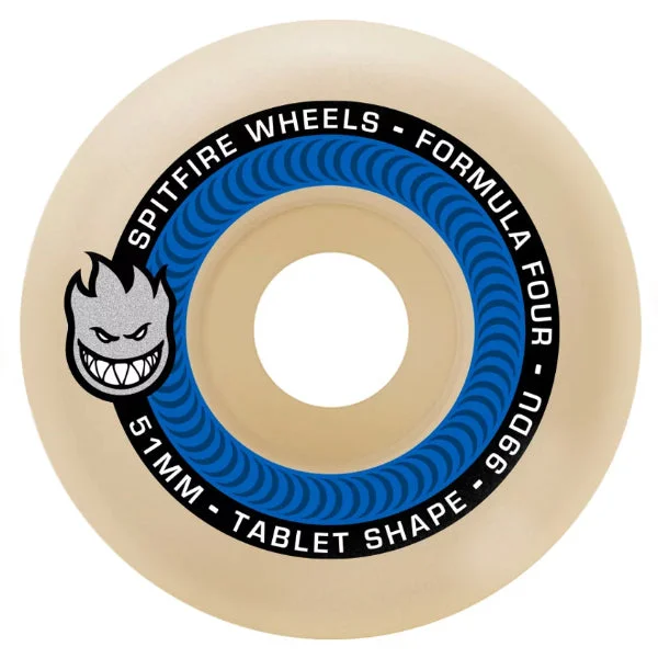 Skateboard Wheels With Low Wear Technology-Spitfire Formula Four Tablet - 99D