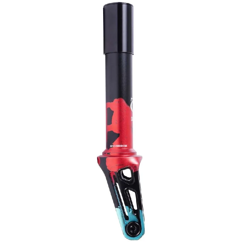 Scooter Fork With Special Edition Colors-Oath Shadow SCS/HIC Fork - Black/Teal/Red