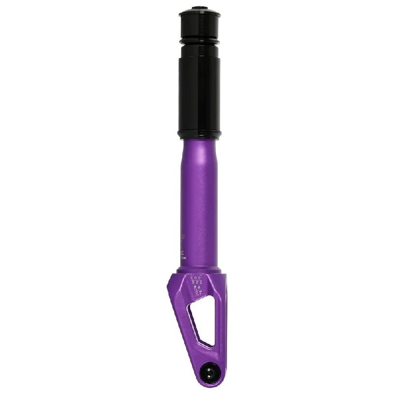 Scooter Fork With Extra Grip-Triad Conspiracy TUC Fork - Ano Purple